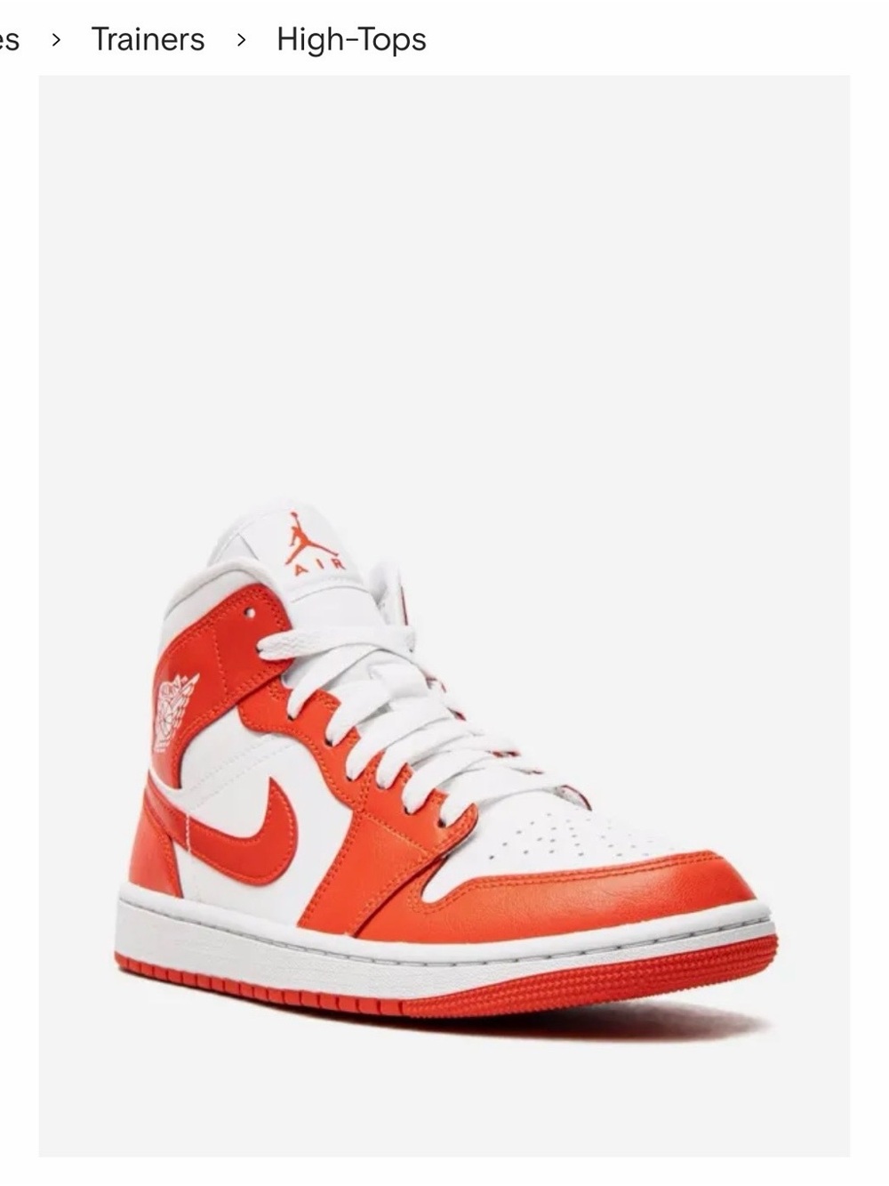 Nike Air Jordan 1 Mid “Habanero” Sneakers Women’s Size 7.5